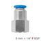AIRCRAFT Pu Hose Fitting Straight Stud 8mm-1/4 F