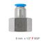 AIRCRAFT Pu Hose Fitting Straight Stud 8mm-1/2 F