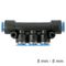 AIRCRAFT Pu Hose Fitting Manifold 8mm-8mm