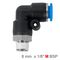AIRCRAFT Elbow 8mm-1/8 M Pu Hose Fitting