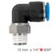 AIRCRAFT Pu Hose Fitting Elbow 10mm-1/4 M