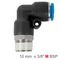 AIRCRAFT Pu Hose Fitting Elbow 10mm-3/8 M