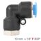 AIRCRAFT Pu Hose Fitting Elbow 10mm-1/8 F