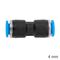 AIRCRAFT Pu Hose Fitting Equal Joiner 4mm