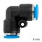 AIRCRAFT Pu Hose Fitting Elbow 8mm