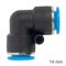 AIRCRAFT Pu Hose Fitting Elbow 14mm
