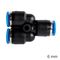 AIRCRAFT Pu Hose Fitting Y Joint 6mm