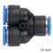AIRCRAFT Pu Hose Fitting Y Joint 14mm