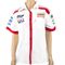TORK CRAFT Vermont Ladies - White/red Cotton Shirt - 2x-large