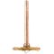 TORK CRAFT Mini Brass Brush 19.1mm Wheel 3.2mm Shank
