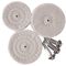 TORK CRAFT 3 Pce White Buff Set All Portable Drills