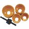 TORK CRAFT Hole Saw Set 5pce Carbon Steel