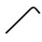 TORK CRAFT L-wrench Hex 6.0x134x30mm Crv Black