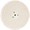 TORK CRAFT White Buff/mop 200mm X 3 Section X 30 Mm Thick 1/2' Hole