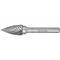 TORK CRAFT Rotary Burr Tungsten 12x25x6mm Conical Curved