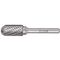 TORK CRAFT Rotary Burr Tungsten 12x25x6mm Rnd.point