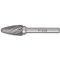 TORK CRAFT Rotary Burr Tungsten 12x25x6mm Conical Round Point