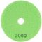 TORK CRAFT 100mm Diamond Wet Polishing Pad 2000 Grit Lime Green