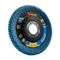 TORK CRAFT Flap Disc Round Edge Zirconium 115mm 60 Grit Flat