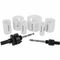 TORK CRAFT Holesaw Set 9pc In Case Bi-metal 19 22 29 38 44 57mm