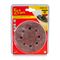 TORK CRAFT Oscillating Sandpaper A/o 115mm 10pc Round 80grit