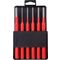 TORK CRAFT  TORK CRAFT Pin Punch Set 6pc - 2.5, 3.5, 4. 5, 6, 8, 10mm Red