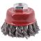 TORK CRAFT Wire Cup Brush 65 X M14 Knotted Stainless Steel Tcw