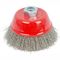 TORK CRAFT Wire Cup Brush 100 X M14 Crimped Stainless Steel Tcw