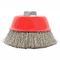 TORK CRAFT Wire Cup Brush 100 X M14 Crimped Stainless Steel Bulk Tcw