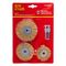TORK CRAFT Wire Brush Set 3pce With Separate Shaft