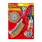 TORK CRAFT Wire Brush Set 4pce With Hand Brush
