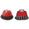 TORK CRAFT Wire Cup Brush 75mm X M14 Crimped & Knotted Set 2pce For115 Angle Gri