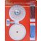 TORK CRAFT Polishing Buffing & Compound Kit 5pce With Felt Buff For Drill