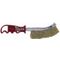 TORK CRAFT Wire Hand Brush Rust Resistant Brass Coated Steel Wire