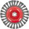 TORK CRAFT Wire Wheel Brush Single Section Twisted Plain 175mmxm14 Blister