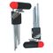 TORK CRAFT 9pc Allen Key Set Interc. Handle Ball Point Nt2125 C/w Torx Nt2126
