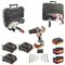 TORK CRAFT 115 Angle Grinder And Rotary/ Imp Drill Set Std Charger And Bat
