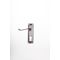 L&b Handle Decorative 2tone Cylinder Black Nickel / Satin Nickel Scroll 6 Inch