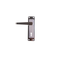 L&b Handle Decorative 2tone Key Satin Nickel / Chrome Plated Straight 6 Inch