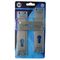 L&b Handle Decorative 2tone Cylinder Satin Nickel / Chrome Plated Straight 8 Inch