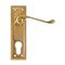 L&b Handle Decorative Georgian Cylinder Solid Brass Scroll 6 Inch