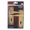 L&b Lockset Decorative Victorian 3 Lever Solid Brass Straight 6 Inch