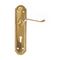 L&b Handle Decorative Georgian Key Brass Plated Scroll 8 Inch