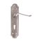 L&b Handle Decorative Georgian Key Solid Brass Satin Nickel Scroll 8 Inch