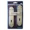 L&b Lockset Decorative Victorian 3 Lever Solid Brass Straight 8 Inch