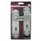 L&b Lockset Decorative Victorian 3 Lever Solid Brass Satin Nickel Straight 8 Inch