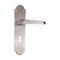 L&b Handle Decorative Victorian Key Satin Nickel Plated Straight 8 Inch