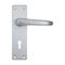 L&b Lockset Decorative 2295 3 Lever Aluminium 6 Inch