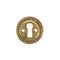 L&b Ironmongery Escutcheon Georgian Key Solid Brass