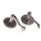 L&b Handle Decorative Georgian Key Solid Brass Satin Nickel Scroll